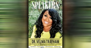 Speakers Magazine with Velma Trayham on the cover
