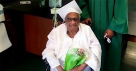 Vivian Fisher, 98-year old high school graduate