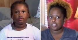 Journei and Deval Brockman, mother whose daughter was kicked out of daycare