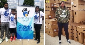 Volunteers at Bless Helping Hands in Detroit