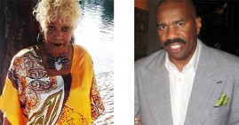 Essie Berry and Steve Harvey