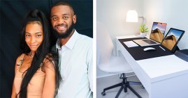 Majesty and Elize, founder of Evopia COVID Safe Office Suites