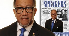 Dr. Ben Chavis, cover of Speakers Magazine