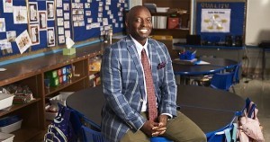 Eric Hale, recipient of the Texas Teacher of the Year award
