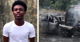 Justin Gavin, Black teen hero who saved family from burning car