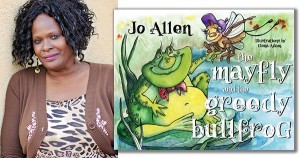 Jo Allen author of Mayfly and the Greedy Bullfrog