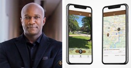 James Samuel, founder and CEO of the Anjel Tech app