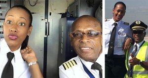 Black father and daughter pilots