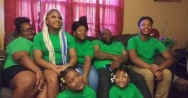 Francesca McCall and her 12 kids