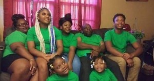 Francesca McCall and her 12 kids