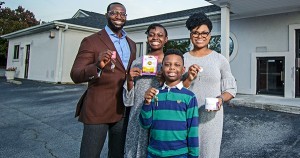 Gabby Goodwin with her family