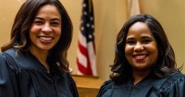 Judges and sisters, Samarria Dunson and Lloria James