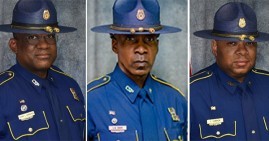 Black commanders in the Louisiana State Police Dept