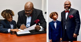 Father and son founders of Junior Wallstreeters