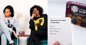 AV Perkins and Marian Andoh, creators of University of Dope Card game