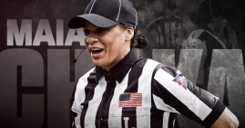 Maia Chaka, the NFL's first Black woman referee