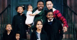 Alena Maze with her family