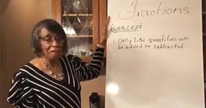 Delores Spencer, 88-year old math tutor
