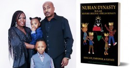 Janael Palmer and her sons, the author of 'Nubian Dynasty'