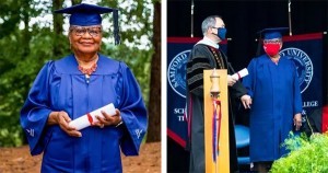 Vivian Cunningham, great grandmother graduated college