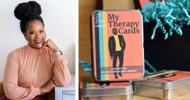 Dr. Ebony, creator of therapy cards for Black men