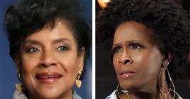 Actresses Janet Hubert and Phylicia Rashad
