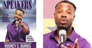 Rodney C. Burris on the cover of Speakers Magazine