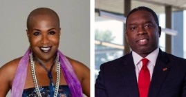 Toni Newman and Dr. Kamal Atkins