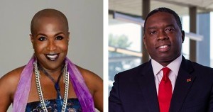 Toni Newman and Dr. Kamal Atkins