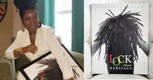 Candice L. Williams, creator of Lock into Your Heritage poster