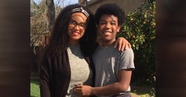 Author Teressa Kennedy with her son