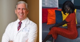 Jeffrey Lieberman and Nyakim Gatwech