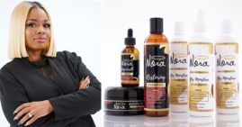 Kenyatta Nicole, founder of Nora Collection hair care products