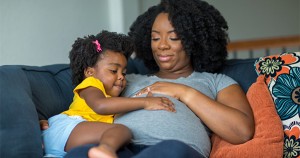 Black mom and daughter impacted by pollution