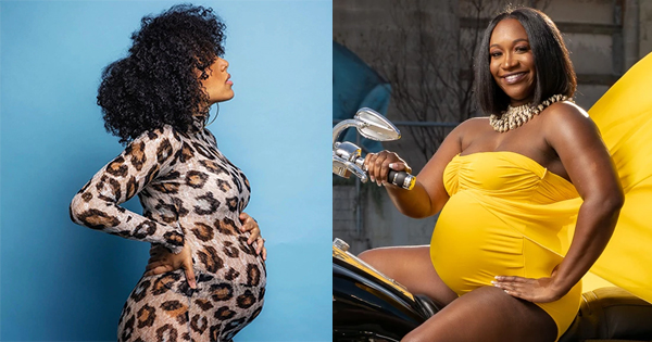 Black maternity photoshoot