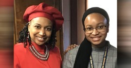 Audrey Muhammad and daughter