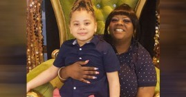 Kaylynn Davidson and her son, Kyler