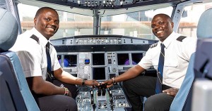 Alex and Alan, twin brothers pilots