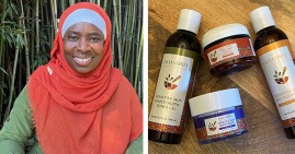 Naeemah Abdur Rauf, founder of Ekhambee skincare products