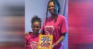 Michelle and Laiya Davey, authors of My Voice Has Superpowers book