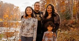 Christopher O'Neal and family