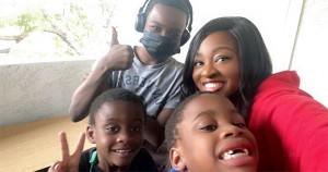 Kayla Howard with her sons