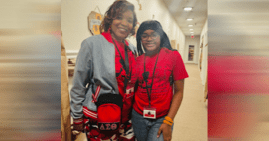 Toscha Dickerson and Kaleigh