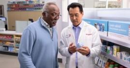 Black senior at Walgreens