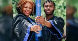 Indya Thomas and son, Kamau