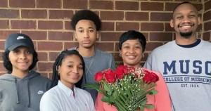 Kanett Haynes with her children