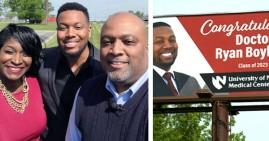 Ryan Boyland and his parents