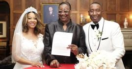 Alison Vaughn and Andre Smith wedding