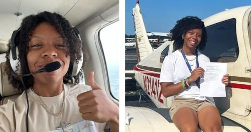 18-Year-Old Becomes Youngest Black Female Certified Private Pilot in ...