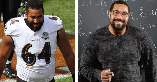 Former NFL Player For Baltimore Ravens is Now a Math Professor at MIT